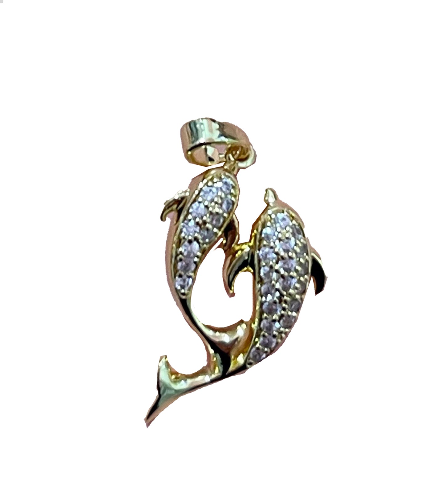 Double Dolphin- Gold Plated