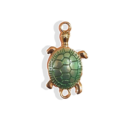 Sea Turtle- Gold Plated Charm