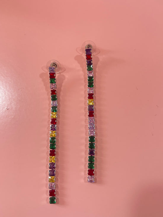 Rainbow Waterfall Earrings