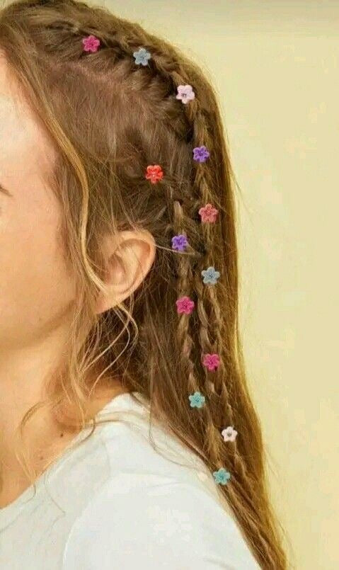 Mini Dandelion Hair Clips