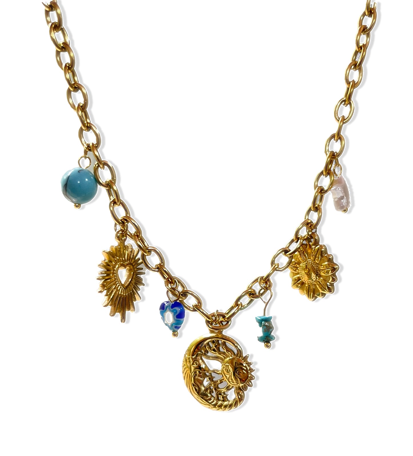Summer Sunlight Necklace- Stainless Steel