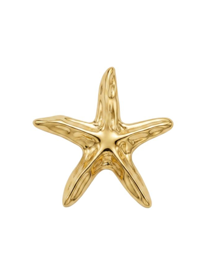 statement starfish charm (gold plated)