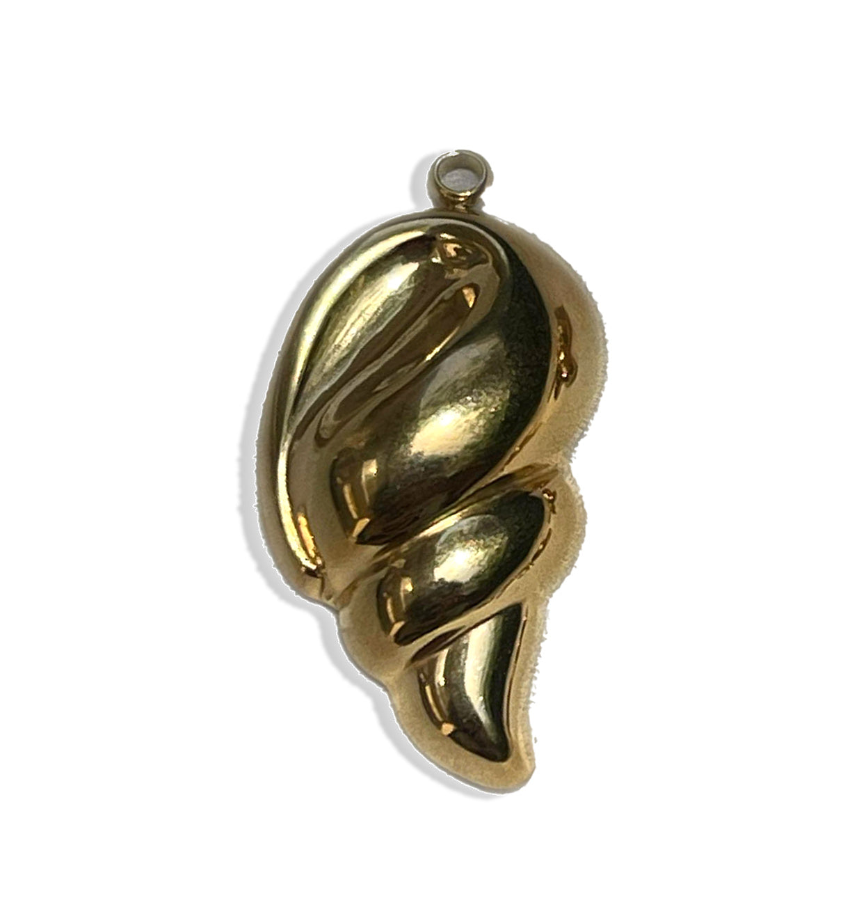 Statement Seashell Charm- Stainless Steel