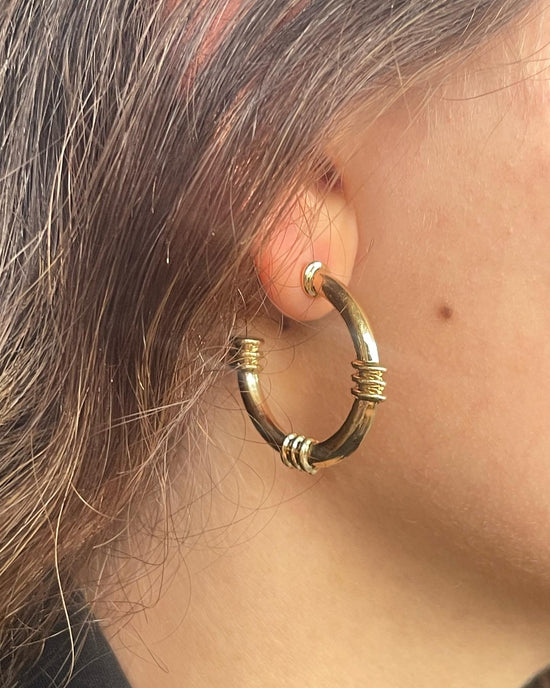 Chunky Hoop Earrings