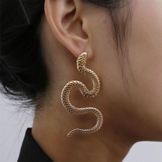 Statement Snake Earring