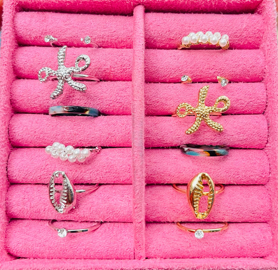 Starfish Ring Set